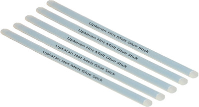 

Upkaran Translucent 11mm Big Hot Melt Glue Sticks (Bunch of 5) for Adhesive Purpose - 5 g