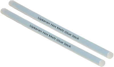 

Upkaran Translucent 11mm Big Hot Melt Glue Sticks (Bunch of 2) for Adhesive Purpose - 2 g