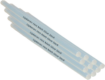 

Upkaran Translucent 11mm Big Hot Melt Glue Sticks (Bunch of 10) for Adhesive Purpose - 10 g
