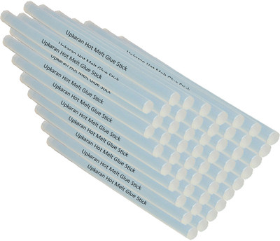 

Upkaran Translucent 11mm Big Hot Melt Glue Sticks (Bunch of 50) for Adhesive Purpose - 50 g