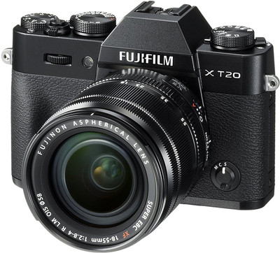 

Fujifilm X-T20 Black With XF 18-55 mm F2.8-4.0 R LM OIS Lens Mirrorless Camera Kit(Black)