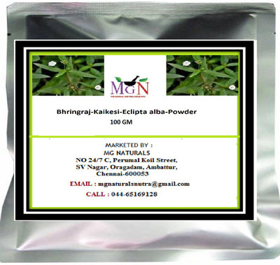 

MG Naturals Bhringraj-Kaikesi-Eclipta alba-Powder-100 GM(100 g)