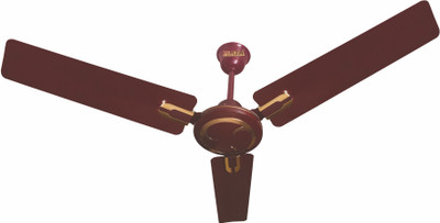 

Plaza Eluga-Deco 1200 mm 3 Blade Ceiling Fan(Brown, Pack of 1)
