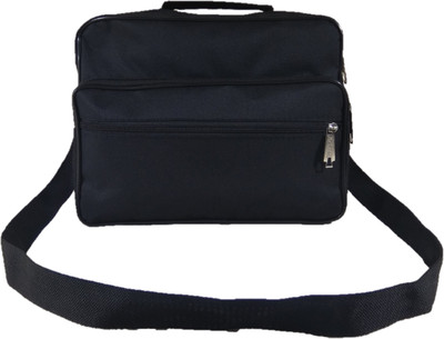 

dara Men Formal Black Polyester Messenger Bag