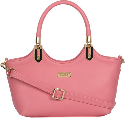 

FINEST Shoulder Bag(Pink, Gold), Gold;pink