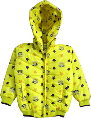 

Come In Kids Full Sleeve Printed Baby Boys Jacket, Gold