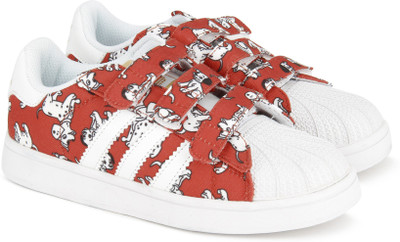

ADIDAS Boys & Girls Velcro Sneakers(Red, Bks