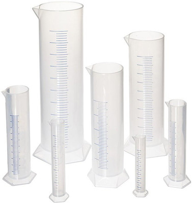 BEXCO Measuring Cylinder 100 ML, Pack of 12(Multicolor)
