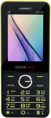

blackbear i7 yellow Color Free Back cover(Yellow, Black)