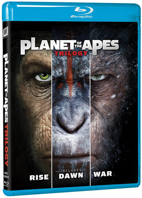

Planet of the Apes: Trilogy - Rise of the Planet of the Apes + Dawn of the Planet of the Apes + War for the Planet of the Apes [Blu-ray] [2017](Blu-ray English)