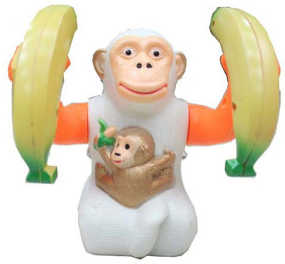 

Mahvi Toys Dancing Banana Monkey Musical With Lights(Multicolor)