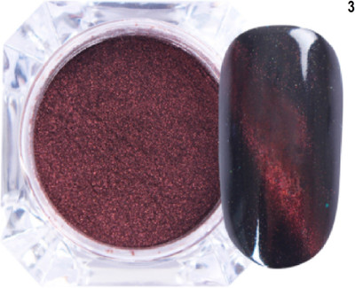 

Born Pretty 2g/box 3D Cat Eyes Glitter Magnet Nail Glitter Powder Magic Magnetic Glitter Dust UV Gel Manicure Nail Art Pigment Powder # 3(Golden)