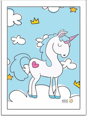 

Unicorn-Blue-Kids Paper Print(11.69 inch X 8.27 inch)