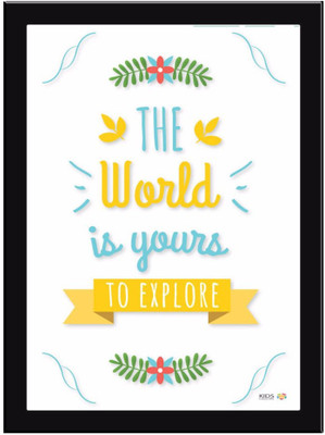 

The World Is Yours Paper Print(11.69 inch X 8.27 inch)