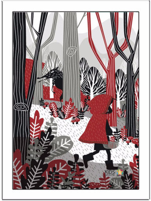

Girl in Forest Paper Print(11.69 inch X 8.27 inch)