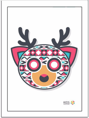 

Deer-Face-Multi Paper Print(11.69 inch X 8.27 inch, Framed)
