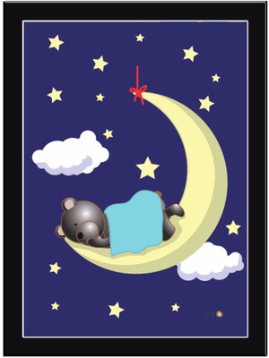 

Bear-Moon-Sleep Paper Print(11.69 inch X 8.27 inch)