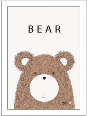 

Bear-Face Paper Print(11.69 inch X 8.27 inch, Framed)