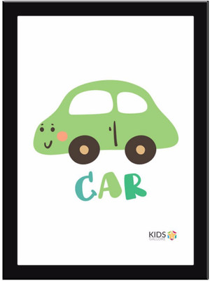 

Car-Green Paper Print(11.69 inch X 8.27 inch, Framed)