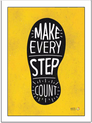 

Make-Every-Step Paper Print(11.69 inch X 8.27 inch, Framed)