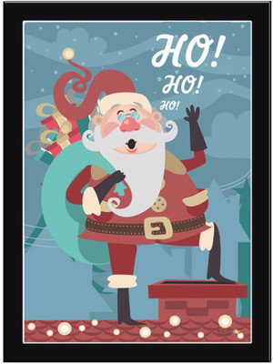 

HO! HO! Paper Print(11.69 inch X 8.27 inch)