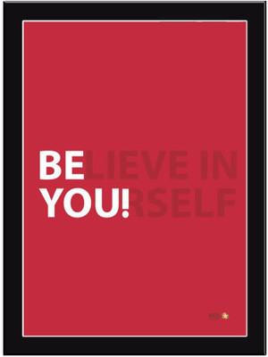 

Believe In Yourself-Red Paper Print(11.69 inch X 8.27 inch)