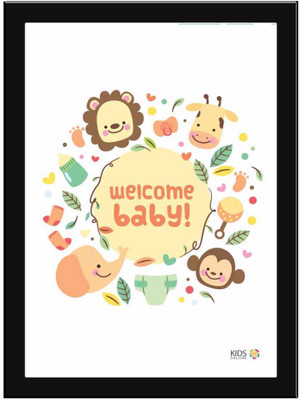 

Welcome Baby Paper Print(11.69 inch X 8.27 inch)