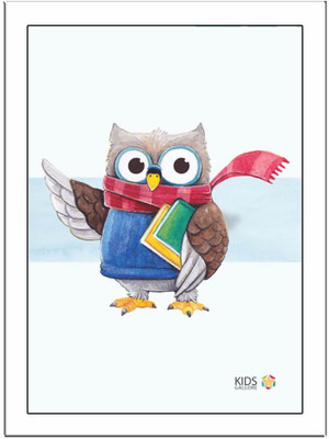 

Owl-Ethnic-Blue Paper Print(11.69 inch X 8.27 inch)