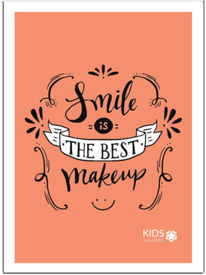 

Smile-Is-The-Best Paper Print(11.69 inch X 8.27 inch, Framed)