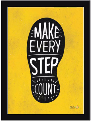 

Make-Every-Step Paper Print(11.69 inch X 8.27 inch, Framed)