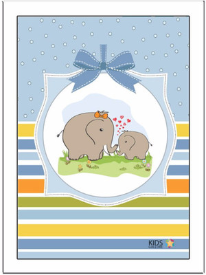 

Elephant-Grey Paper Print(11.69 inch X 8.27 inch, Framed)