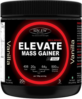 Sinew Nutrition Elevate Mass Gainer 300Gms (Vanilla) Weight Gainers/Mass Gainers(300 g, Vanilla) available at flipkart for Rs.249