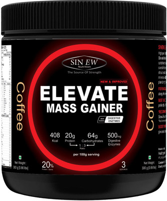 Sinew Nutrition Elevate Mass Gainer 300Gms (Coffee) Weight Gainers/Mass Gainers(300 g, Coffee) available at flipkart for Rs.249