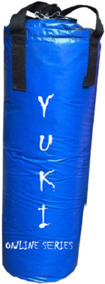 

YUKI Online Series 5.0 Feet Long, Synthetic Leather Material, Blue Color, Unfilled with Hanging Straps Hanging Bag(Heavy, 60 kg)
