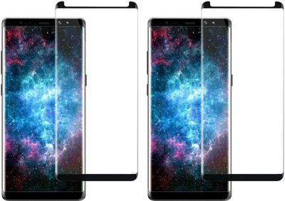 Chappie Moustache Tempered Glass Guard for Samsung Galaxy Note 8(Pack of 2)
