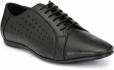 

El Paso Men's Black Artificial Leather Lace Up Comfort Casual Shoes Casuals For Men(Black