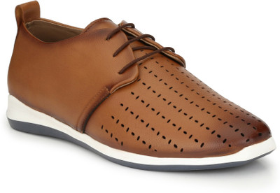 

El Paso Men's Tan Artificial Leather Lace Up Comfort Casual Shoes Casuals For Men(Tan