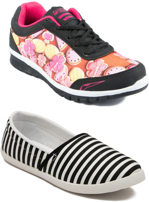 

Asian Women's Combo Pack of 2 casual shoes Casuals For Women(Multicolor