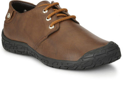 

El Paso Men's Brown Artificial Leather Lace Up Comfort Casual Shoes Casuals For Men(Brown