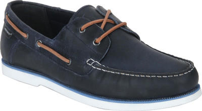 

Red Tape Men Leather Boat Shoes For Men(Navy