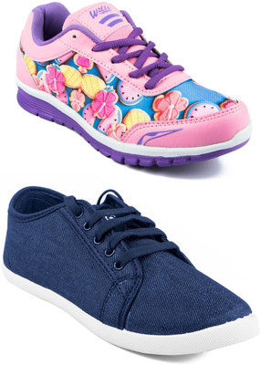 

Asian Women's Combo Pack of 2 casual shoes Casuals For Women(Multicolor