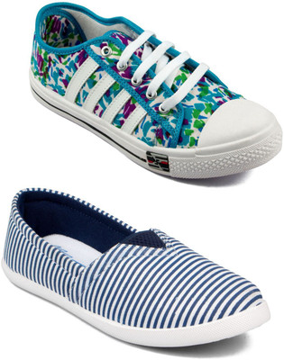 

Asian Women's Combo Pack of 2 casual shoes For Women(Multicolor
