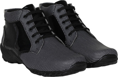 

Bachini Bachini Moonster For Men And Boys Mid Ankle Length Boots (Black) Boots For Men(Black, Grey