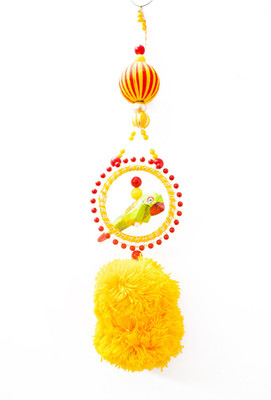 

petal crafts Decorative Showpiece - 14 cm(Nylon, Yellow)