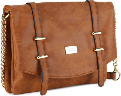 

Allen Solly Women Evening/Party Brown PU Sling Bag