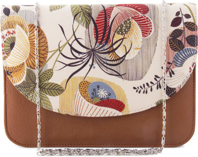 

Radhika Store Girls Evening/Party Multicolor Canvas, Leatherette Sling Bag