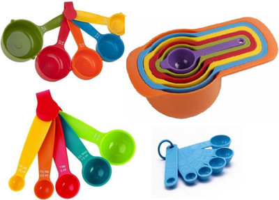 

H D ENTERPRISE Plastic Measuring Spoon Set 4 IN 1 Disposable Plastic Measuring Spoon Set(Pack of 4)