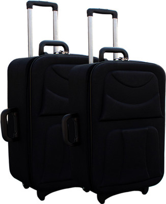 

LUXOY XIPPER High Quality Imported Combo +20 Check-in Luggage -  inch(Black