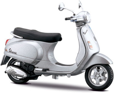 

Maisto Vespa LX 2005, Diecast Scooter, Scale 1:18, Color - Silver(Silver)