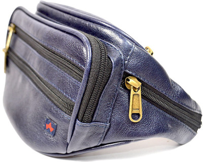 

LUNATIK BPBU Leather Belt Waist Pouch(Blue)
